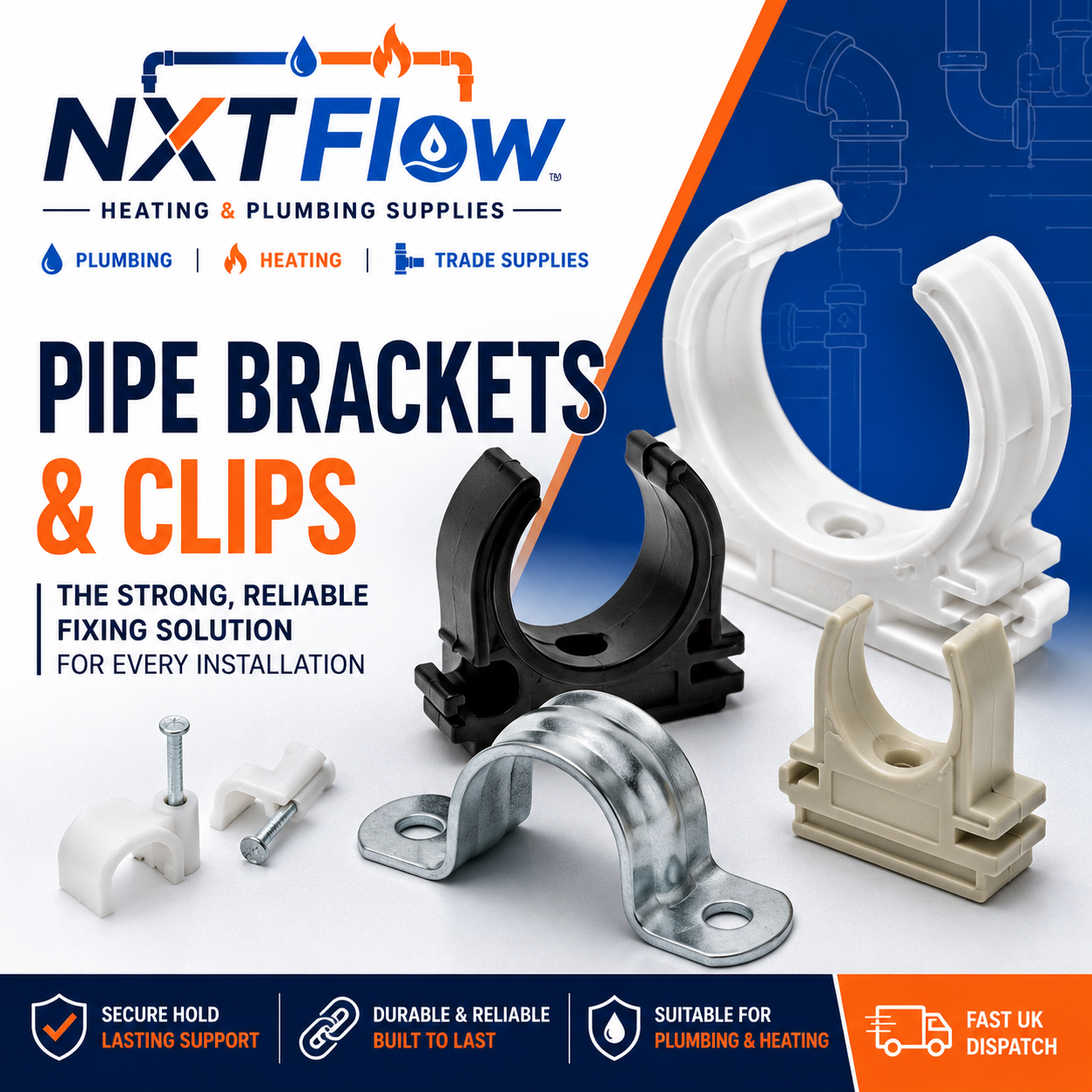 Pipe Brackets & Clips