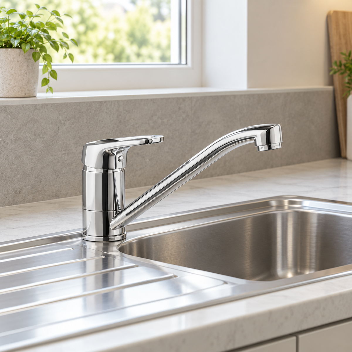 Deva Lace Kitchen Sink Mixer Tap – Chrome (LACE171)