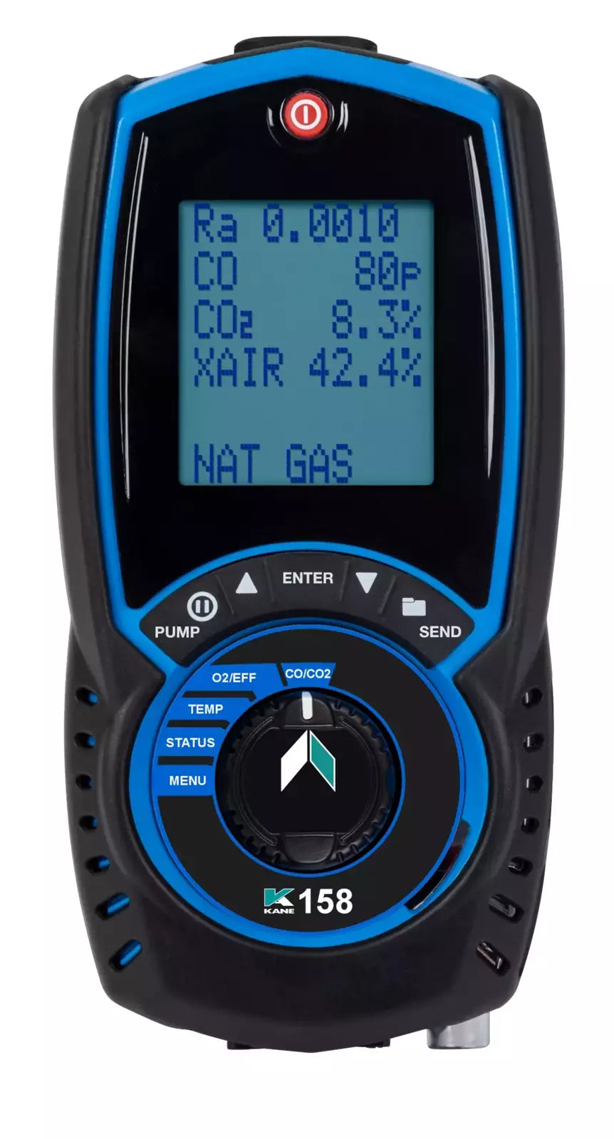 KANE158 domestic flue gas analyser front view